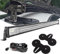 PICAA 42 Zoll 540W LED Lightbar+Magnetische Halterung+Kabelbaum Kit, Tri-Reihen LED Arbeitsscheinwerfer Lichtbalken 12V 24V Auto Offroad 4x4 Zusatzscheinwerfer