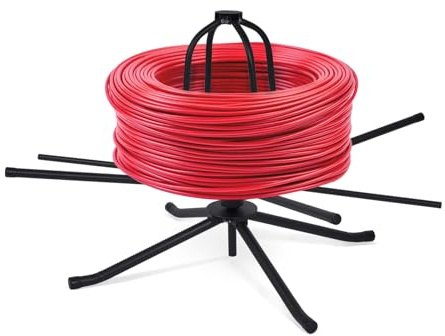 lesolar Underfloor Heating Pipe Decoiler, Pipe Reel Dispenser for Underfloor Heating Pipe, Cable Decoiler Pipe Decoiler for Pert Pex Pe Underfloor Heating Pipes (Bearing 175kg)