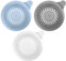 3 Pcs Hair Catcher for Shower Drain Hair Catcher, Silicone Sink Strainer Protector with Suction, Hair Stopper Shower Drain Covers, Shower Plughole Cover Trap Sink Filter for Bathroom Bathtub Kitchen
