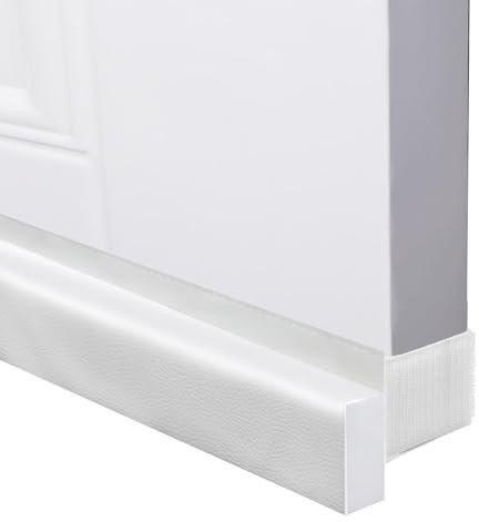 BKSAI Boudin de Porte Isolant Froid 100cm Bas de Porte Isolant - sans Colle - Pas Abîmer Les Portes - Dessous de Portes pour Anti Courant d'air Isolation Froid Anti Bruit