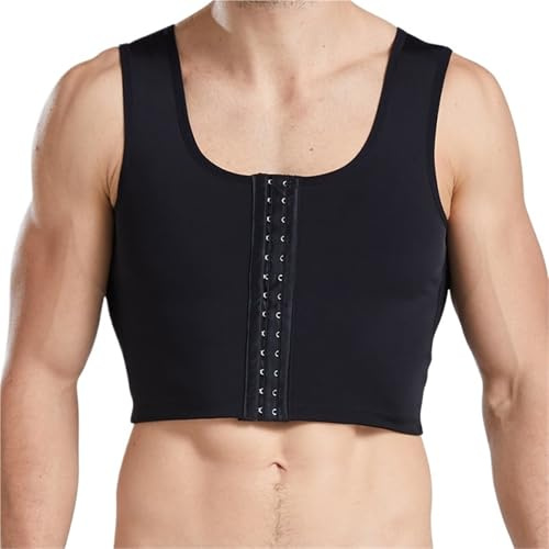 DéBardeur Shapewear Hommes Gilet de poitrine for hommes, bandage de poitrine transpirant, sous-vêtements moulants, corset de modelage du corps, ceinture de soutien, compression thoracique Pour Remodel