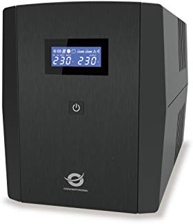 Conceptronic ZEUS03EM 1200VA 720W USV, 3 x IEC-uttag 2 x Schuko-strumpa