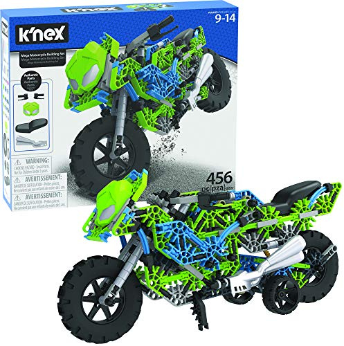 K'Nex Mega Motorrad-Bausätze ab 9 Jahren, Mehrfarbig/Meereswellen (Ocean Tides)