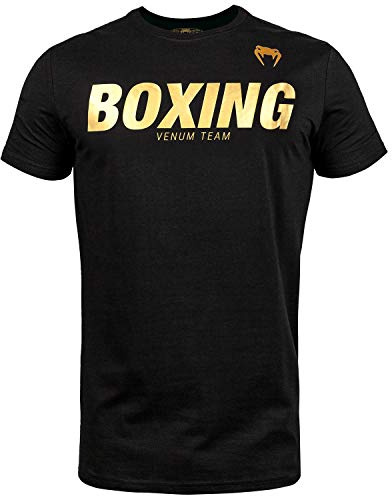 Venum, Boxing VT T-Shirt, Herren, XL, Schwarz/Gold