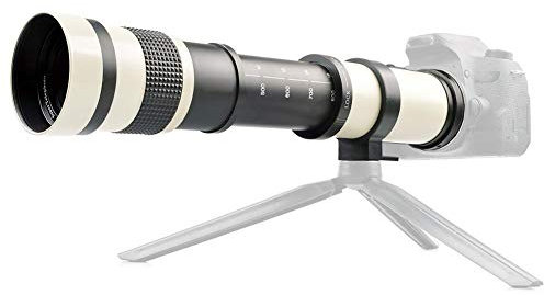 Objektiv Tele, brandneues weißes 420-800 mm Blende F/8.3-16 Volles manuelles Fokussieren Teleskop Zoom Teleobjektiv für Canon EF Mount Kamera