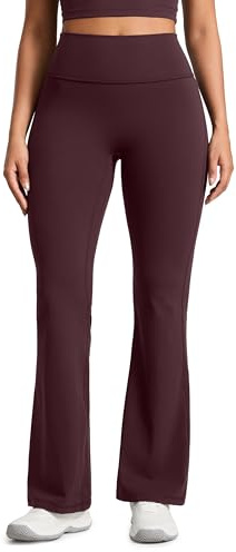 CRZ YOGA Secretsculpt Utsvängda leggings 31 | Butt Scrunch Butt, Buttlift, Buttermjuk, Måttlig kompression, Träning, Casual, Ingen framsöm, Hög midja, För kvinnor