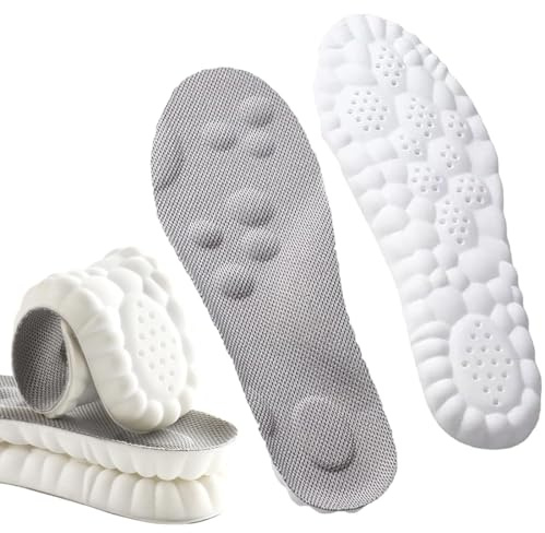 Plantillas Memory Foam, Plantillas Fascitis Plantar, Plantillas Ortopédicas para Deporte, Trabajo y Uso Diario