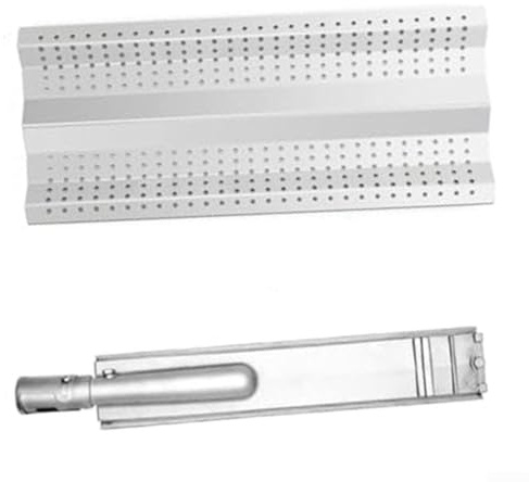 BLZ32064 Reservvärmeplattor och brännare i rostfritt stål designade för 3, 4 och 5 brännare gas för grillar inklusive BLZ-seriens modeller