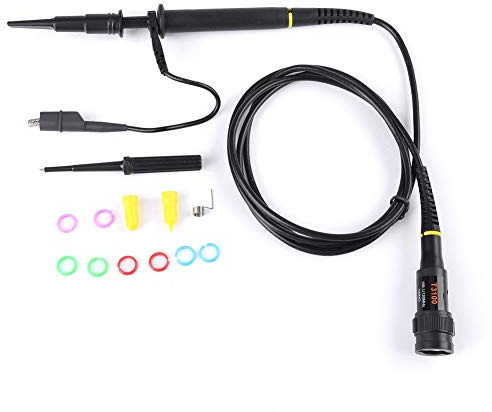Delaman Sonda per Oscilloscopio, Kit Sonda per Oscilloscopio Test Sonda Cavo, Sonde a Clip Universali T3100 X100 Sonda per Prova AD Alta Tensione a 100 MHZ Sonda per Oscilloscopio