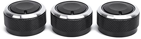 Klimaanlage Bedienknöpfe Ersatzknöpfe Klimaanlage Schalterknopf Bedienknopf Ersatz 3PCS Auto Klimaanlage Schalter Thermoreglerknopf Ersatz für Vios 2002-2014