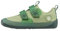 Affenzahn Barfußschuh Baumwolle Lucky Klettverschluss Vegan rutschfest Flexibel Reflektierend für den Sommer in Größe 21-32 Frosch - Grün