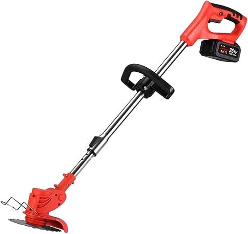 Handheld Gräsklippare Hushållsgräsklippare Nytt metallmaterial Handgräsklippare Liten elektrisk gräsklippare Lätt och bekväm (Size : Battery*2)