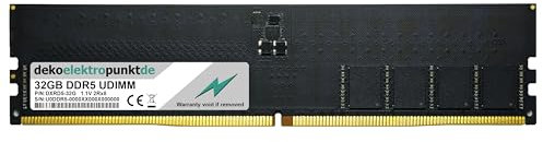 dekoelektropunktde 32GB RAM Speicher passend für GIGABYTE B650 Gaming X AX DDR5 UDIMM PC5