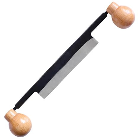 Coupe-rasage à tirage droit – Outil de décapage de l'écorce, outil d'élimination de l'écorce | 320 mm Vista, outil d'élimination de l'écorce à double poignée, grattoir à bois de tranchée, outils de me