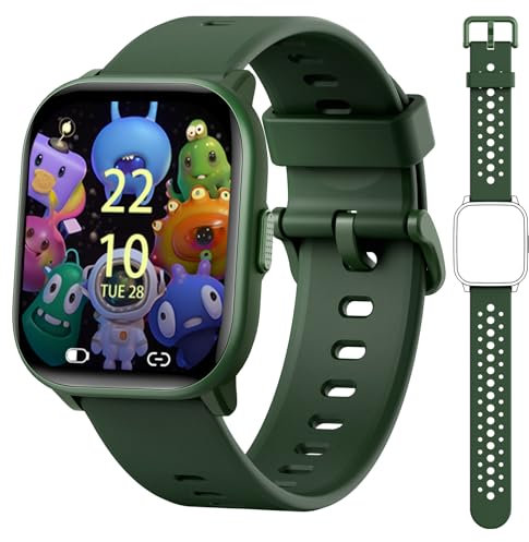 meoonley Smartwatch per Bambini con 19 Modalità Sportive,1.5'' Orologio Smartwatch Bambini,Tracker per il fitness e il sonno,Monitoraggio Frequenza Cardiaca,Regalo per Adolescenti 6 agli 15 Anni