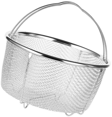 ABOOFAN Cesta De Vapor Portátil Cesta De Drenaje De Cocina Colador De Acero Inoxidable