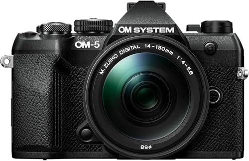 OM SYSTEM OM-5 Mirrorless Camera & M.Zuiko Digital ED 14-150mm II Lens