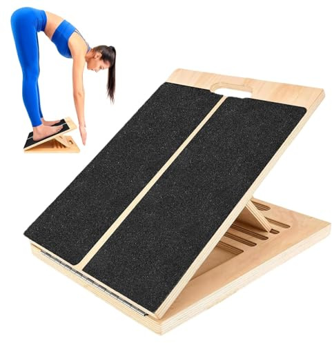 Slant Board,Calf Stretcher & Fitness Board with 5 Adjustable Angles, Non-Slip Surface for Home Workouts and Mobility Training