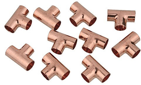 Kupfer-Lötfitting T-Stück 15mm 5130 10Stk.