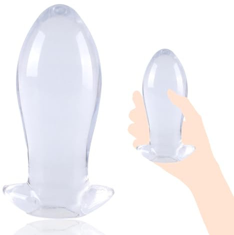 BDSMAGE Large Anal Plug Anal Trainer, Butt Plug G-spot Prostate Massage Gay Lesbian Anal Sex Toys Masturbation for Women Men Couples (XL)
