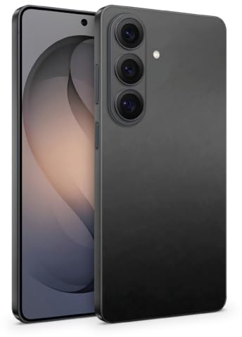 Skins Compatible avec Samsung Galaxy S26 et S26 Ultra, film de protection d'écran à 360° Full Cover ou Back Only (couverture complète, noir mat, Galaxy S26)