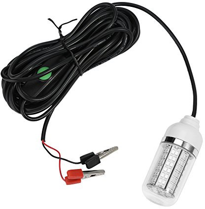 Fishing Light 15W LED Underwater Submersible Fishing Light Boat Lamp Fishing Bait Lure Light(5050-108 LED Beads)