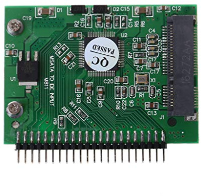 sara-u MSATA SSD Hard Disk to 2.5 44 Pin IDE Converter Adapter 2.5 Inch IDE HDD for Laptop PC Computer Accessories Kit MSATA SSD to 44 Pin