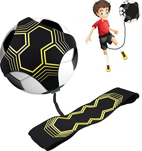 Ceinture D'entraînement Football Kick Traine Football cadeau noel ado garçon Sangle Élastique Ceinture Réglable Solo Kicking Pratique Foot Kick Traine solo entraînement pour Enfant et Adulte