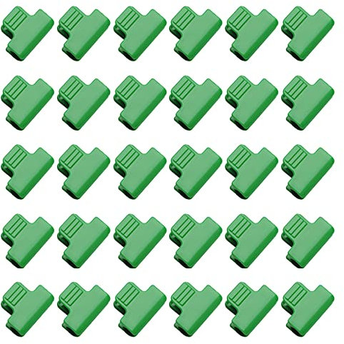 Lot de 30 colliers de serrage pour serre, 19 mm, clips pour plantes, filet, tunnel, cadre d'ombrage