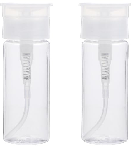Ciieeo Bottiglie da Viaggio 2 Pezzi 100 Ml in Petg di Perdite, Flaconi Dispenser per Lozione Detergente Cosmetici, Portatili e Durevoli per Kit Liquidi e Uso Esterno