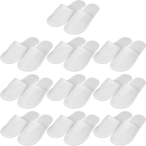 Healeved Zapatillas Desechables De Viaje 10 Pares Zapatillas Para Interiores Unisex Ligeras Y Flexibles Para Hotel Casa Invitados Y Viajes De Negocios