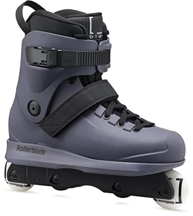 Rollerblade Blank Team Unisex Adult Fitness Inline Skate, Gray, Urban Performance Inline Skates