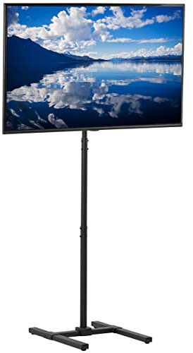 Vivo Soporte de Suelo para TV para Pantallas de 13 a 50 Pulgadas, LED OLED 4K Smart Flat, monitores curvos, 70 Pulgadas de Alto, VESA máximo 200x200, para Cintas de Correr y elípticas, STAND-TV17