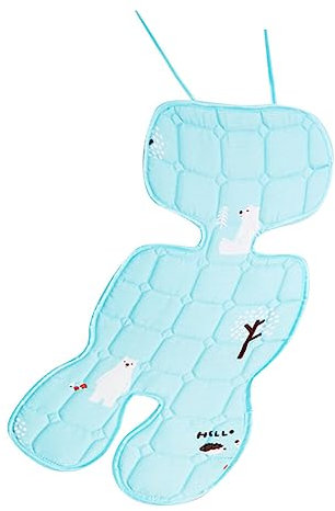ISAKEN Atmungsaktive Sommer Sitzeinlage, Baby Sommer Kühlmatte Babybett Pad Universal Sitzauflage für Kinderwagen, Buggy, Kindersitz und Babyschale, Atmungsaktiv und Schweißabsorbierend