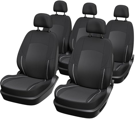 XL COVER 167002 Housses de sièges fractionnables monospaces, Noir