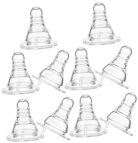 CORHAD 10Pcs Beer Bottle Nipple Caps Food Grade Drinking Caps for Adult Parties Fun Drinking Game Accessory for Beer Juice and Water Easy Attach Bottle Topper