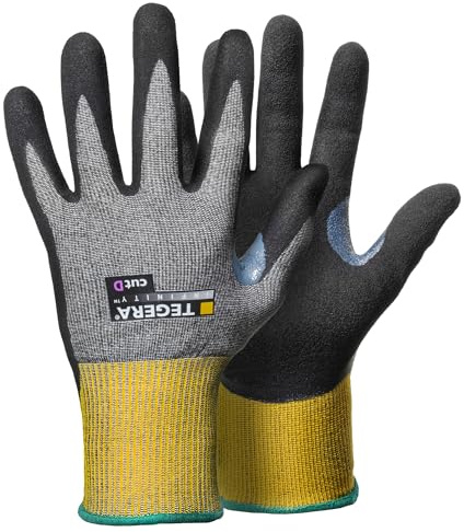 Tegera 8807 Infinity, Größe 9 - Ultraweicher, dünner Schnittschutzhandschuh Kl. D