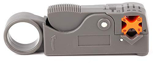 Abisolierzange, Mini tragbare Abisolierzange Koaxial-Kompressionswerkzeug-Kit Abisolierzange Koaxialkabel-Abisolierzange