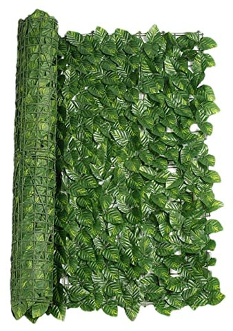 Gusengo Feuille Artificielle - Haie Artificielle/Brise Vue pour Balcon, Brise Vue Feuillage Extensible Panneaux Haies Artificielles Treillis D'écran Jardin, Jardin Paysagers