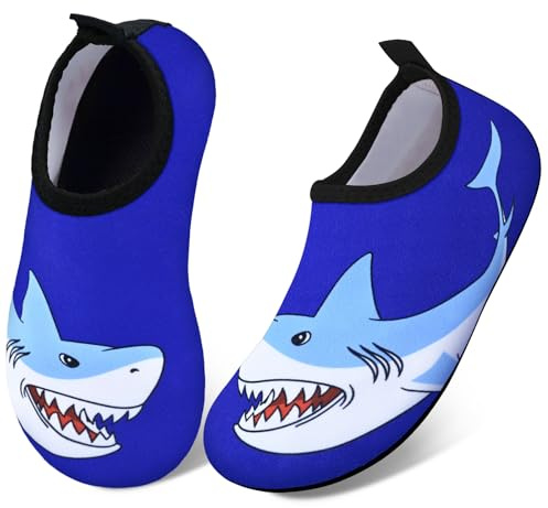 Kids Water Shoes,Toddler Swim Beach Shoes for Boys Girls,Children Pool Shoes Quick Dry Non-Slip Aqua Socks,Infant Barefoot Skin Water Socks for Swimming Pool Surfing Outdoor Sports Holiday Essentials