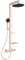 Ideal Standard BD583RO Alu+ Shower System with Ceratherm Shower Thermostat - Lead Free, Chrome & Nickel Free - Spa Rain Shower with 2-Function Hand Shower in Rose