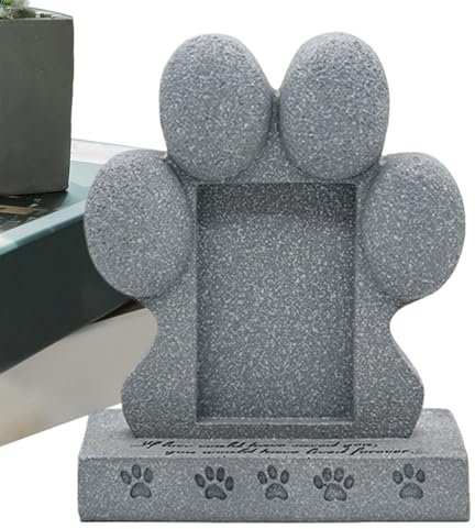 Piedra Conmemorativa para Mascotas, lápida para Perros, Piedra de jardín
