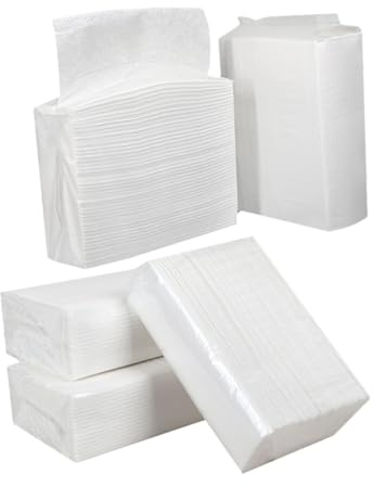 HOLIDYOYO Essuie-mains Papier Épais Absorbant Lot pour Salle de Bain Hôtel Cuisine Usage Commercial