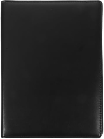 NOLITOY Porte-documents Multifonction Cuir Noir pour Bureau Organiseur de Dossiers avec Intercalaires et Clips Métalliques Trieur et Pochette pour Cartes Rangement Professionnel pour