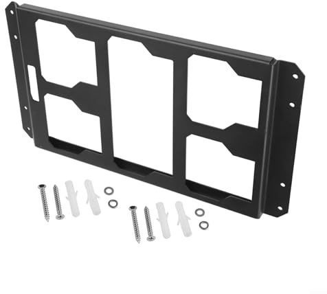 Piastra di montaggio per cassetta degli attrezzi in lega di alluminio Staffa di supporto per cassetta degli attrezzi per impieghi gravosi Sistema di archiviazione modulare Organizzatore Garage