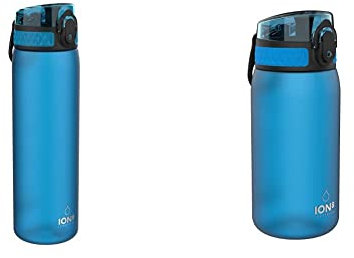 ion8 Trinkflasche, 500 ml, Auslaufsicher, Einhandöffnung & Kinder Trinkflasche, 350ml, Auslaufsicher, Einhandöffnung