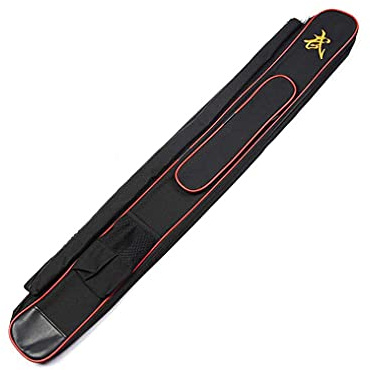 GOONSDS Taichi Sword Carrying Bag Double Layer Sword Carrying Case Martial Arts Weapons Case Sword Shoulder Bag (Double Layer),Red