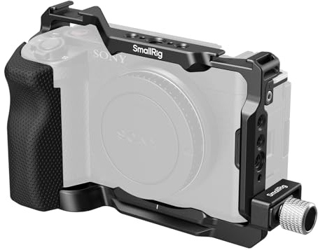 SmallRig ZV-E1 Cage Kit with Cilicone Grip and Cable Clamp for HDMI