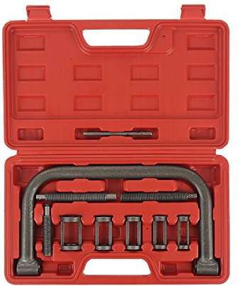 OHMG kit compressore Molla valvola,10 pezzi Set Compressor disassembla Strumenti,Strumento di Valvola Portatile per Motore Auto Van Motos