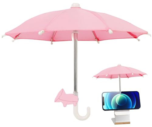 Cell Phone Umbrella | Phone Umbrella For Sun | Universals Adjustable Sun Shade Cover | Phone Shade Umbrella With Suction Cup | Mobile Phone Holder With Sun Shade